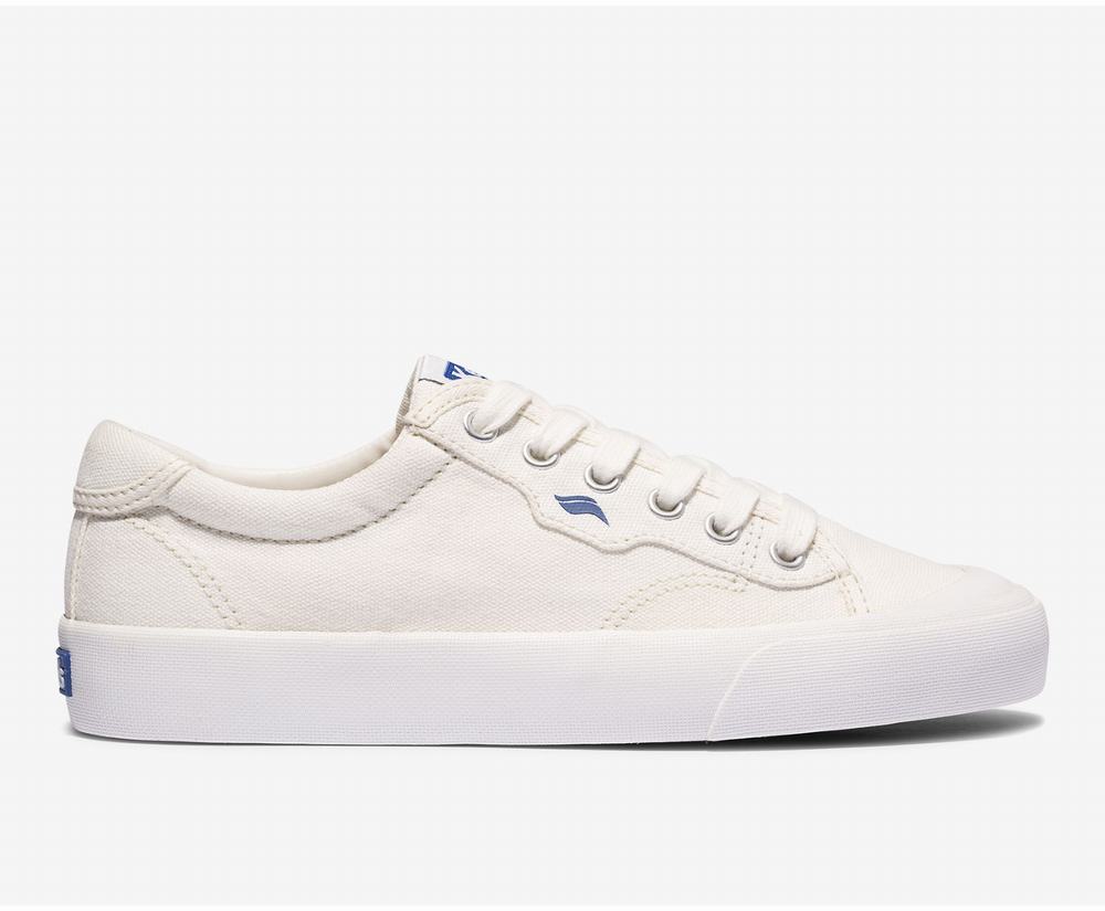 Women's Keds Crew Kick 75 Feat Organic Cotton Sneakers White 9521374NI - South Africa